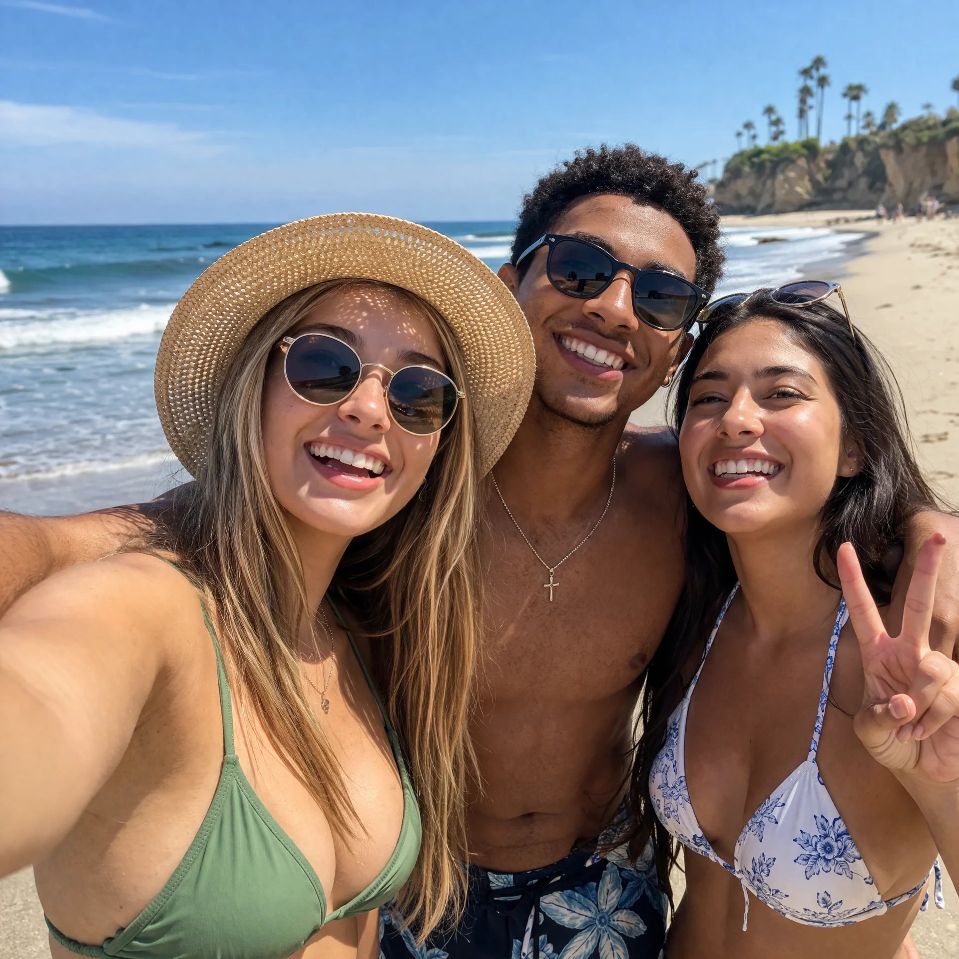 AI generated neon event poster